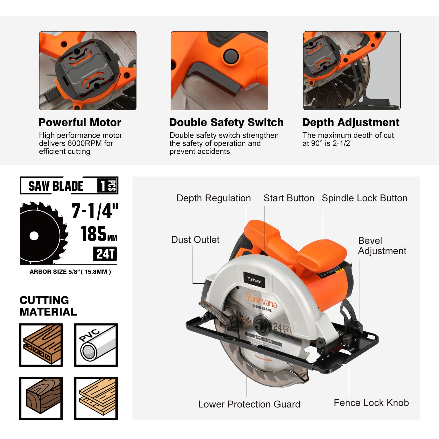 Yunirvana safety features with dual switch for safer starts