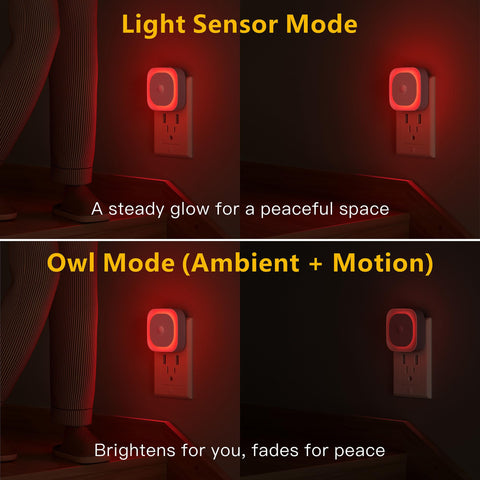 YUNLEX dusk-to-dawn light sensor auto-switches for continuous low night lighting.