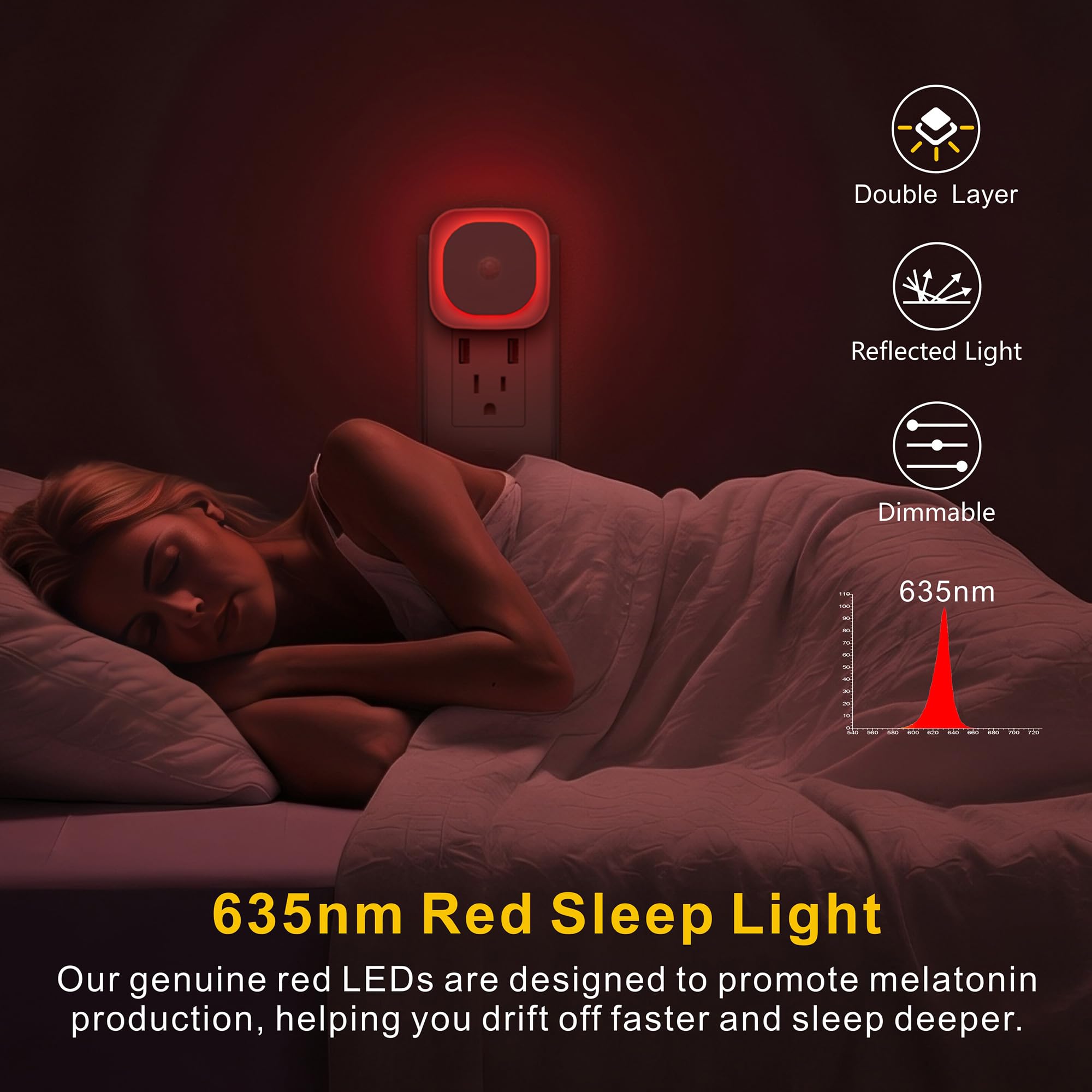 YUNLEX motion sensor mode auto-on in dark and off after 60 seconds.
