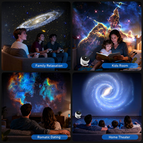 YunLone Galaxy Projector Pro USB-C cable and accessories included