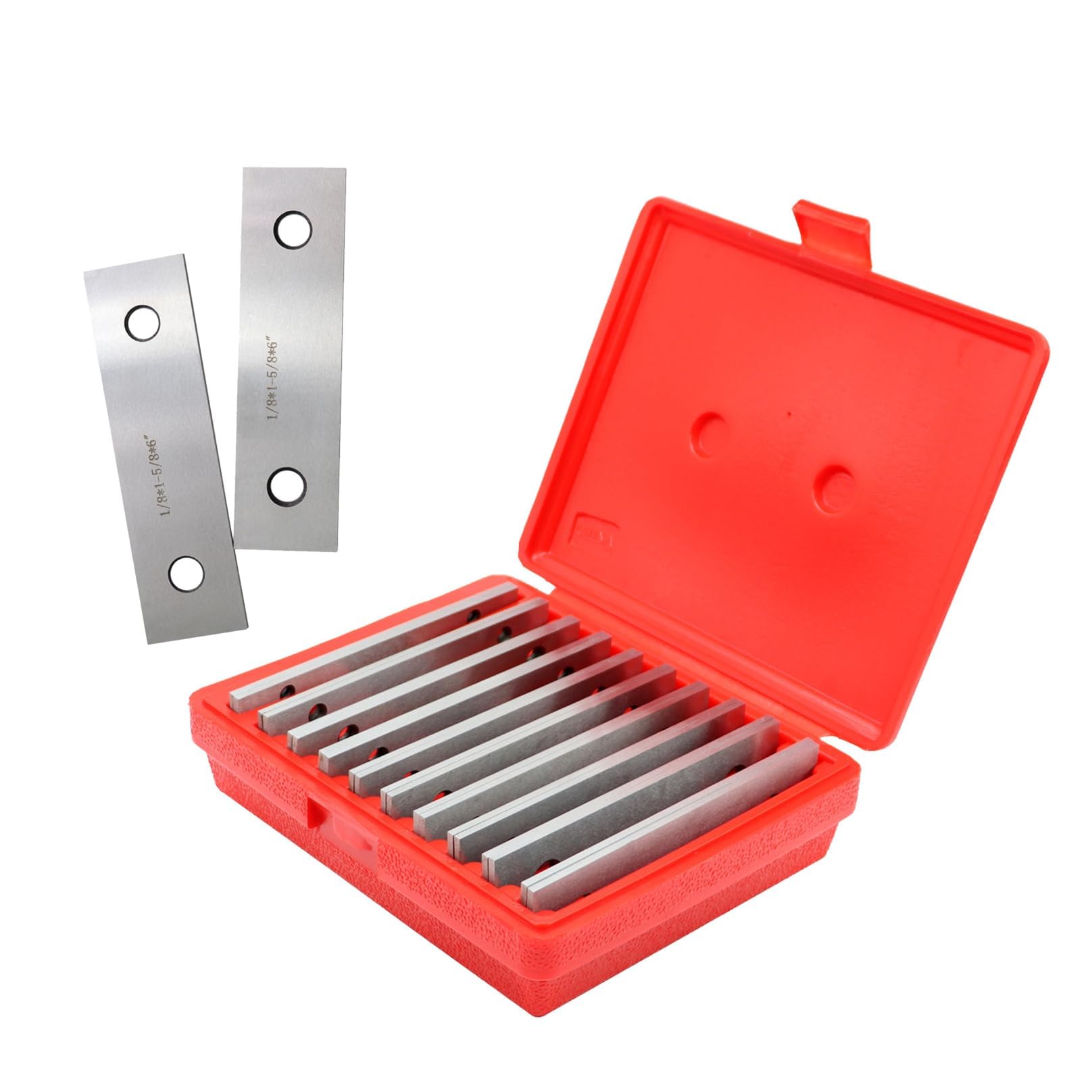 Yunnergo precision parallel thin steel set shown in a 10-pair arrangement for accurate workholding.