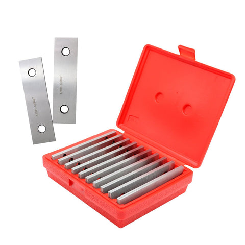 Yunnergo precision parallel thin steel set shown in a 10-pair arrangement for accurate workholding.
