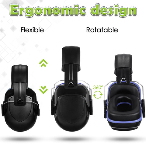 Yunsailing ear muffs with NRR 28dB reduce noise