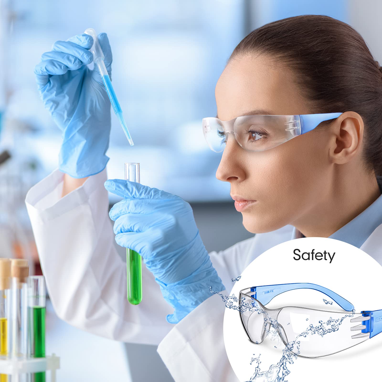 Yunsailing safety glasses suitable for multiple settings like lab and workshop