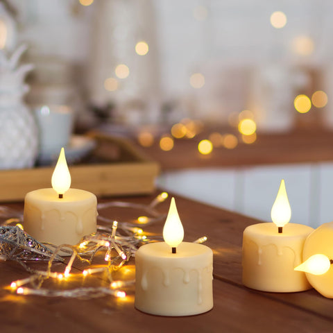 yunsheng 3D flicker flame tea light for realistic candlelight