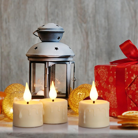 yunsheng timer-function tea lights offer auto on/off convenience
