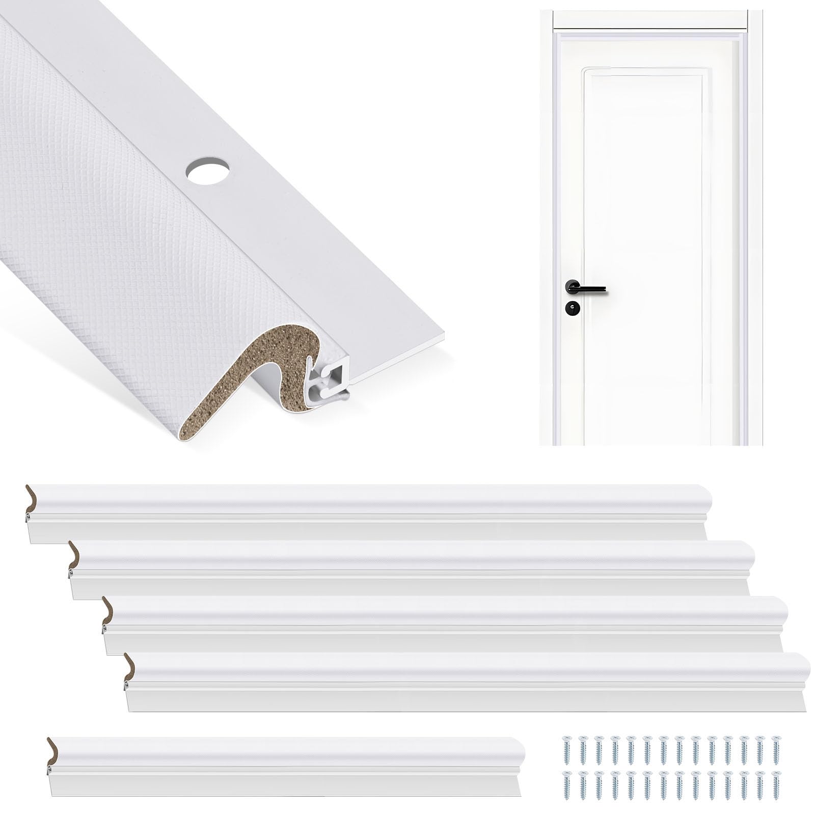 Yuntau weather strip aluminum carrier close-up showing durable construction