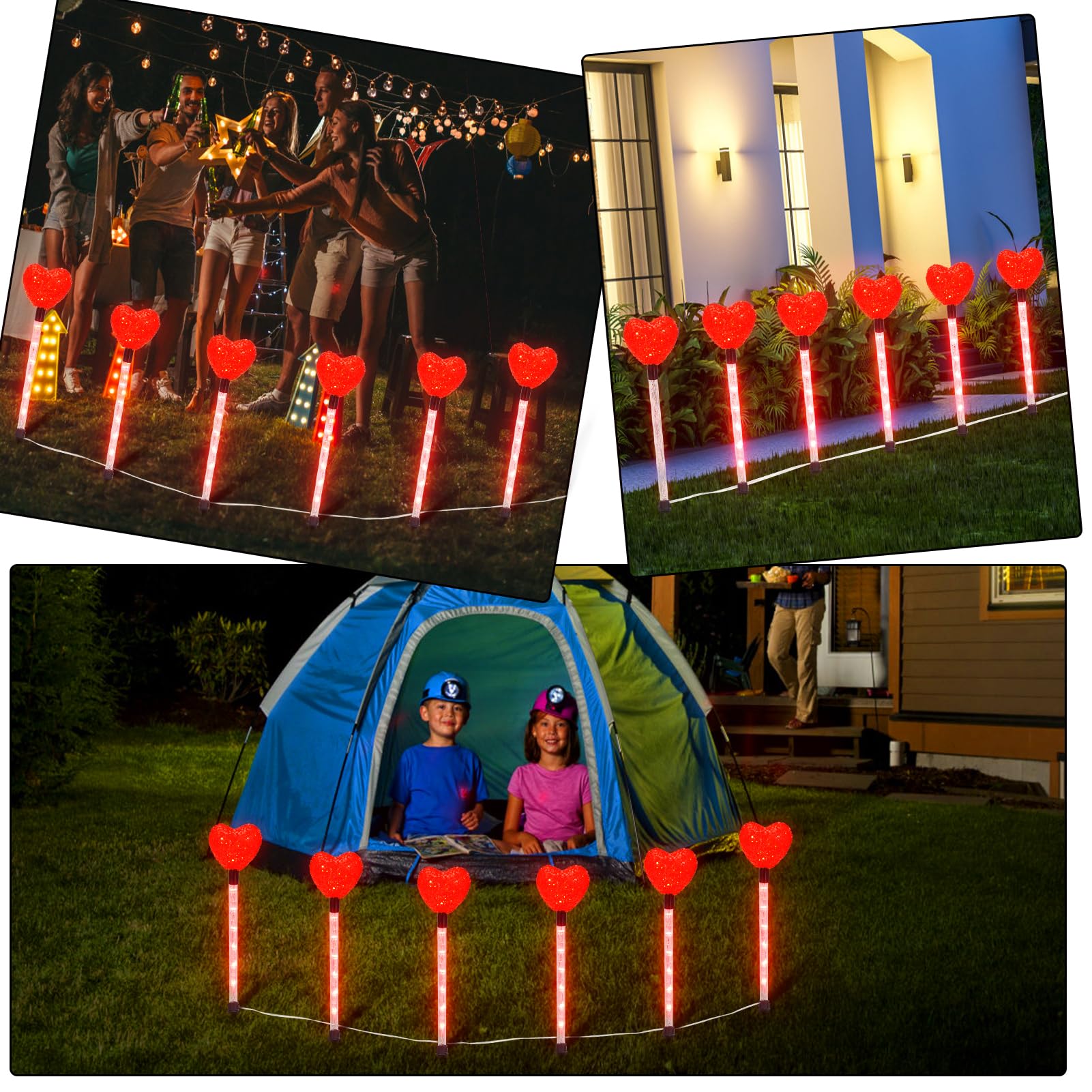 YUNVI Valentine heart lights are perfect for weddings and anniversaries