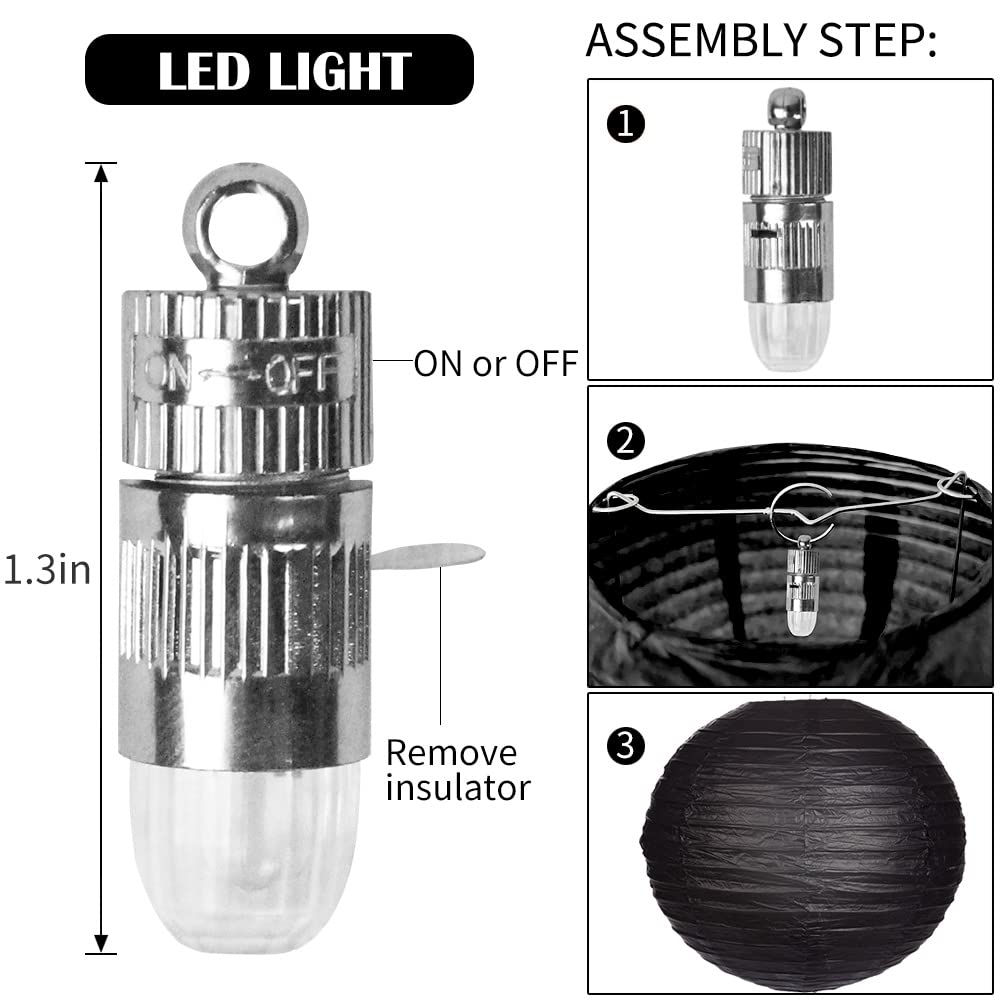YUNXUAN battery-operated LED lights provide gentle ambient glow