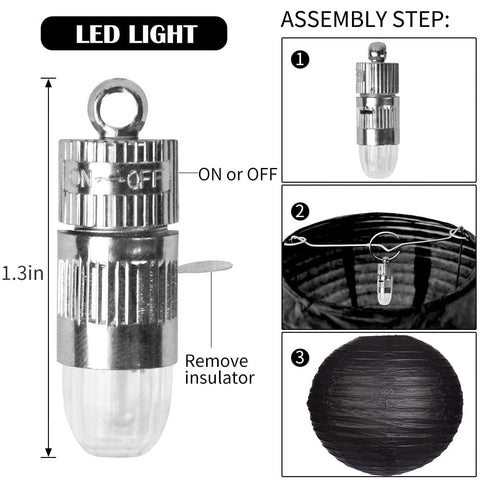 YUNXUAN battery-operated LED lights provide gentle ambient glow