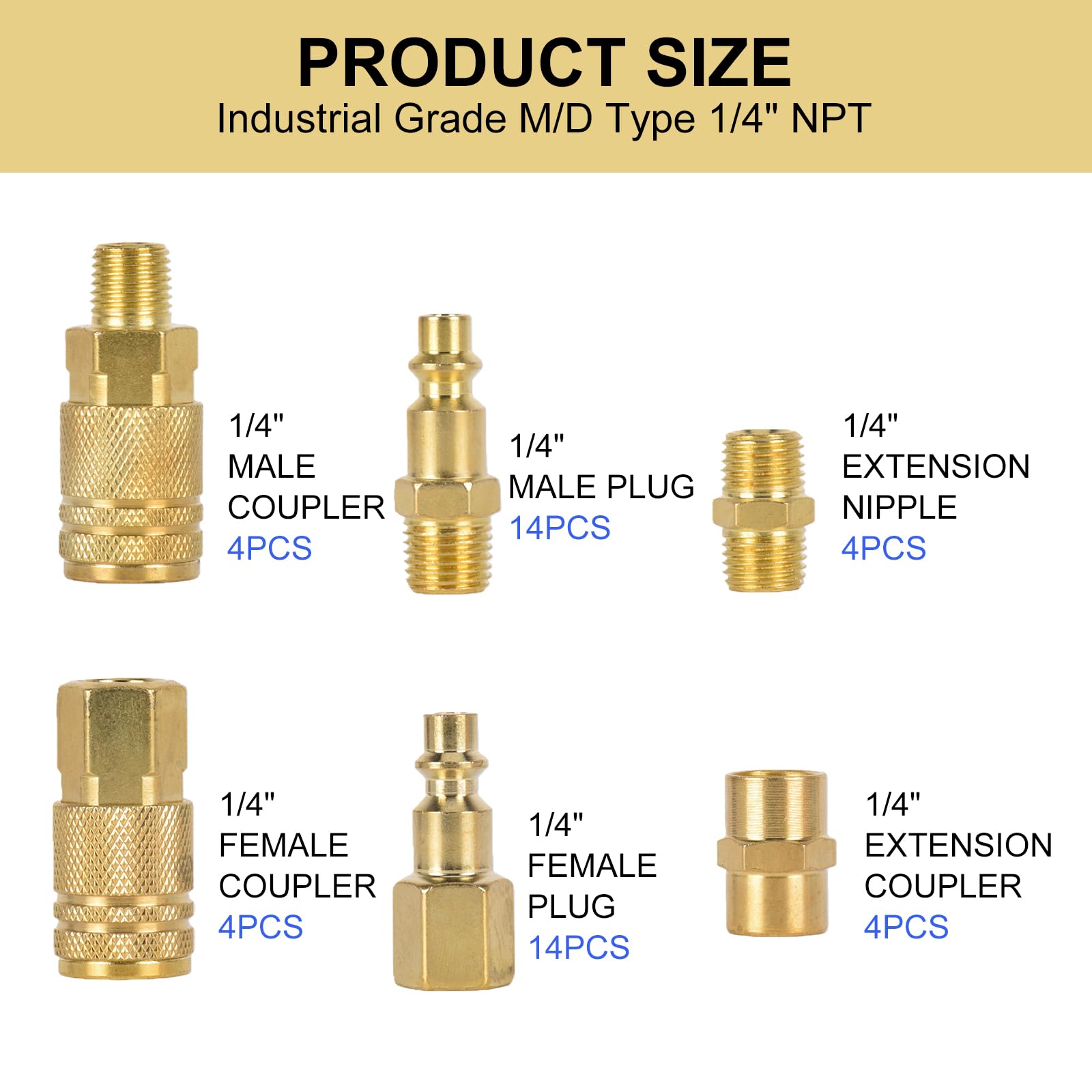 YUNXUNTENGLONG brass hex couplers for durable, high-pressure use.