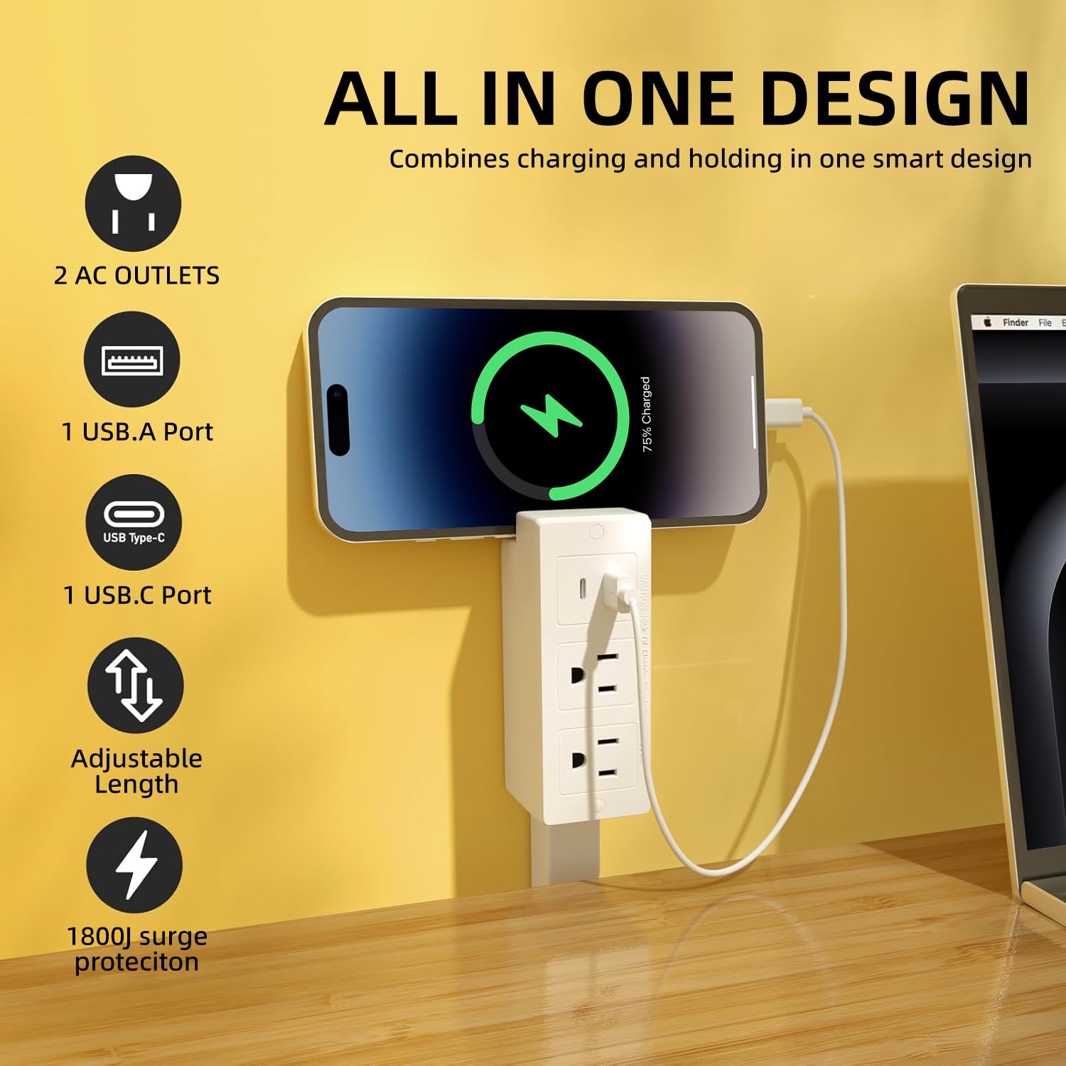 YupURStyle compact hidden design blends with wall fixtures