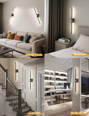 Yurnero wall sconce rotates 360 degrees for versatile lighting angles