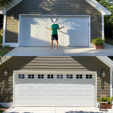 YURROAD removable and reusable panels easily repositioned on a door