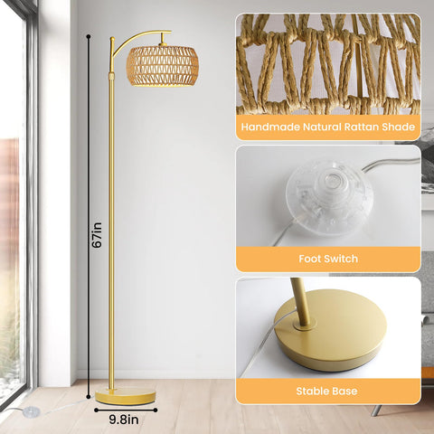 Yusist Arc lamp with heavy base for stable placement