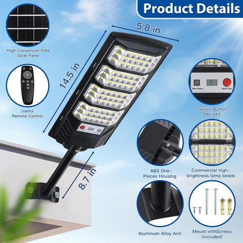 Yusist IP66 waterproof design withstands harsh weather for year-round outdoor lighting.