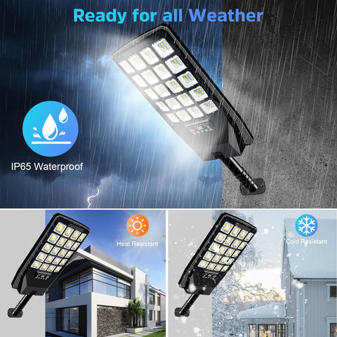 Yusist solar street light wall-mount installation keeps outdoor walls tidy.