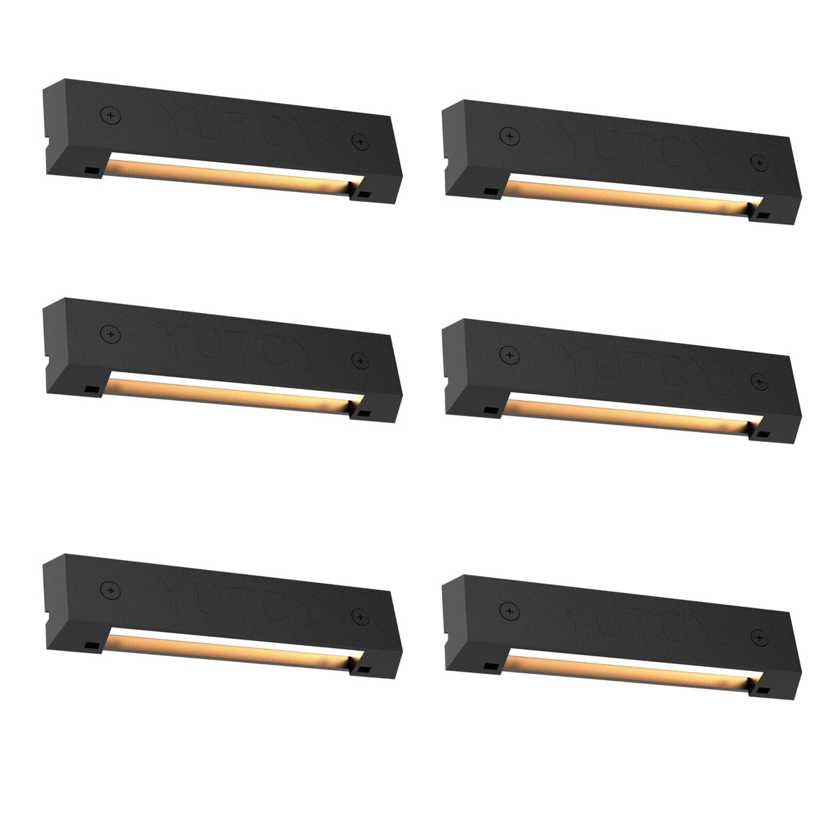 YUTCY 6-pack LED landscape light on wall mount; safe, energy-efficient illumination for outdoors