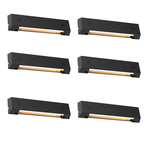 YUTCY 6-pack LED landscape light on wall mount; safe, energy-efficient illumination for outdoors