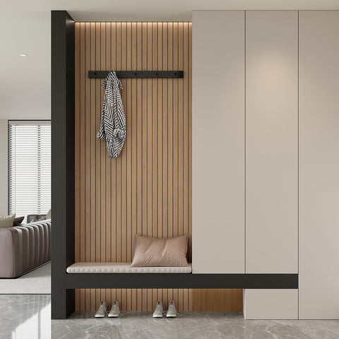 Yutianli scratch-resistant PVC surface provides durable wall and ceiling protection.