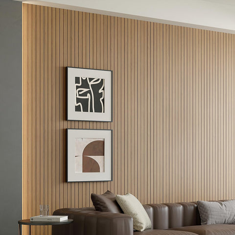 Yutianli wood-grain texture panel adds warm oak-like ambiance with low maintenance.