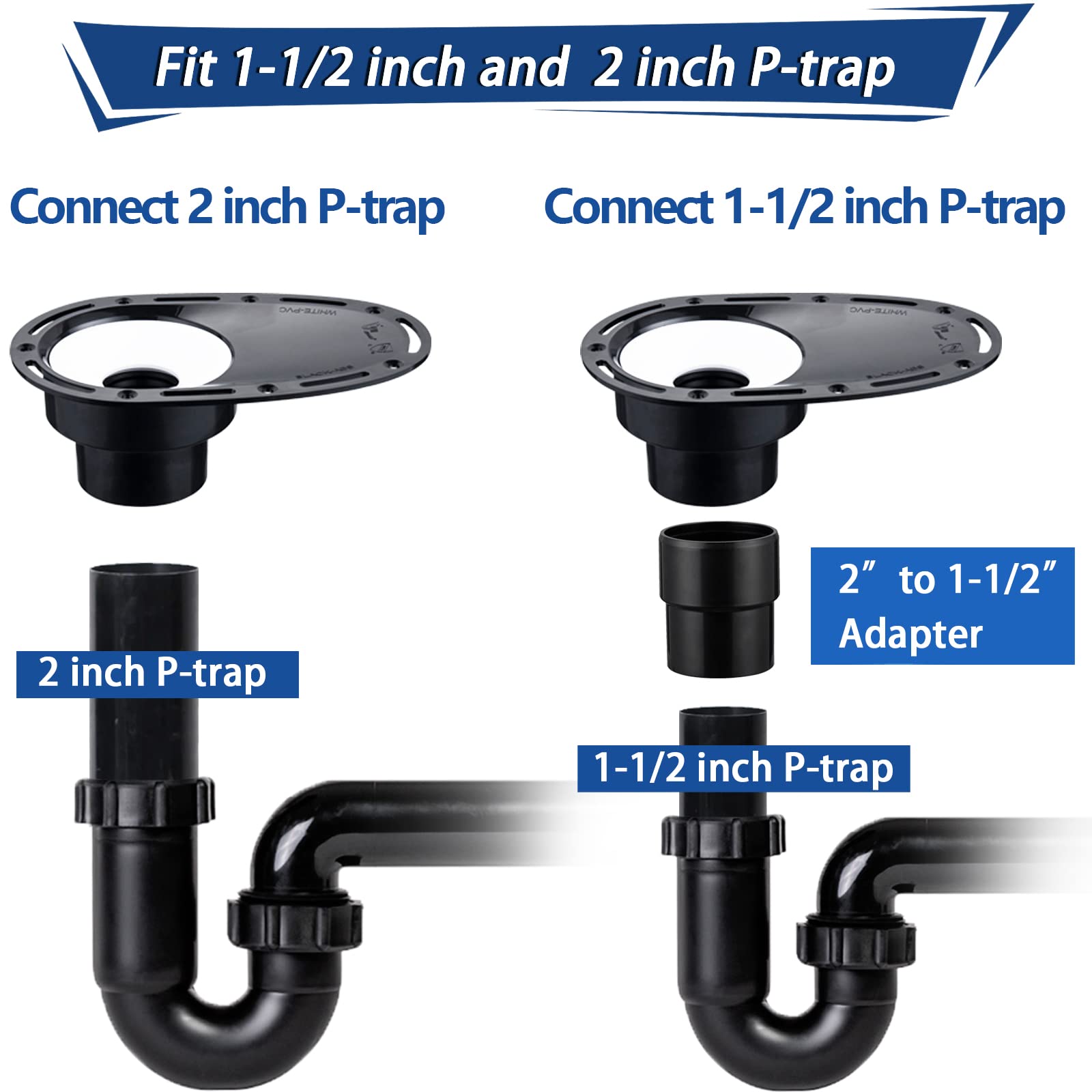 YUUCOO overflow gasket, lubricant, and test plug protect during install