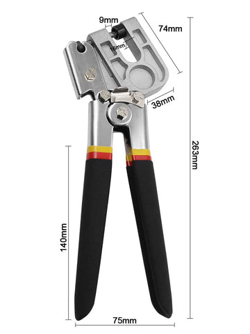Yuudar tool with spring-loaded non-slip handle for comfortable use