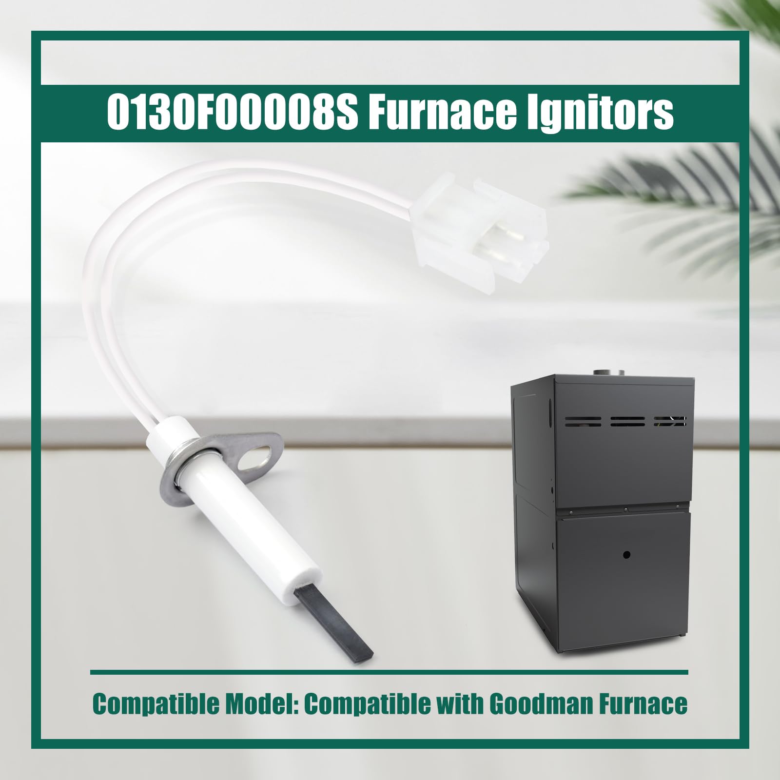 YUXIVCNE 0130F00008S compatibility chart confirms fit with Goodman furnaces