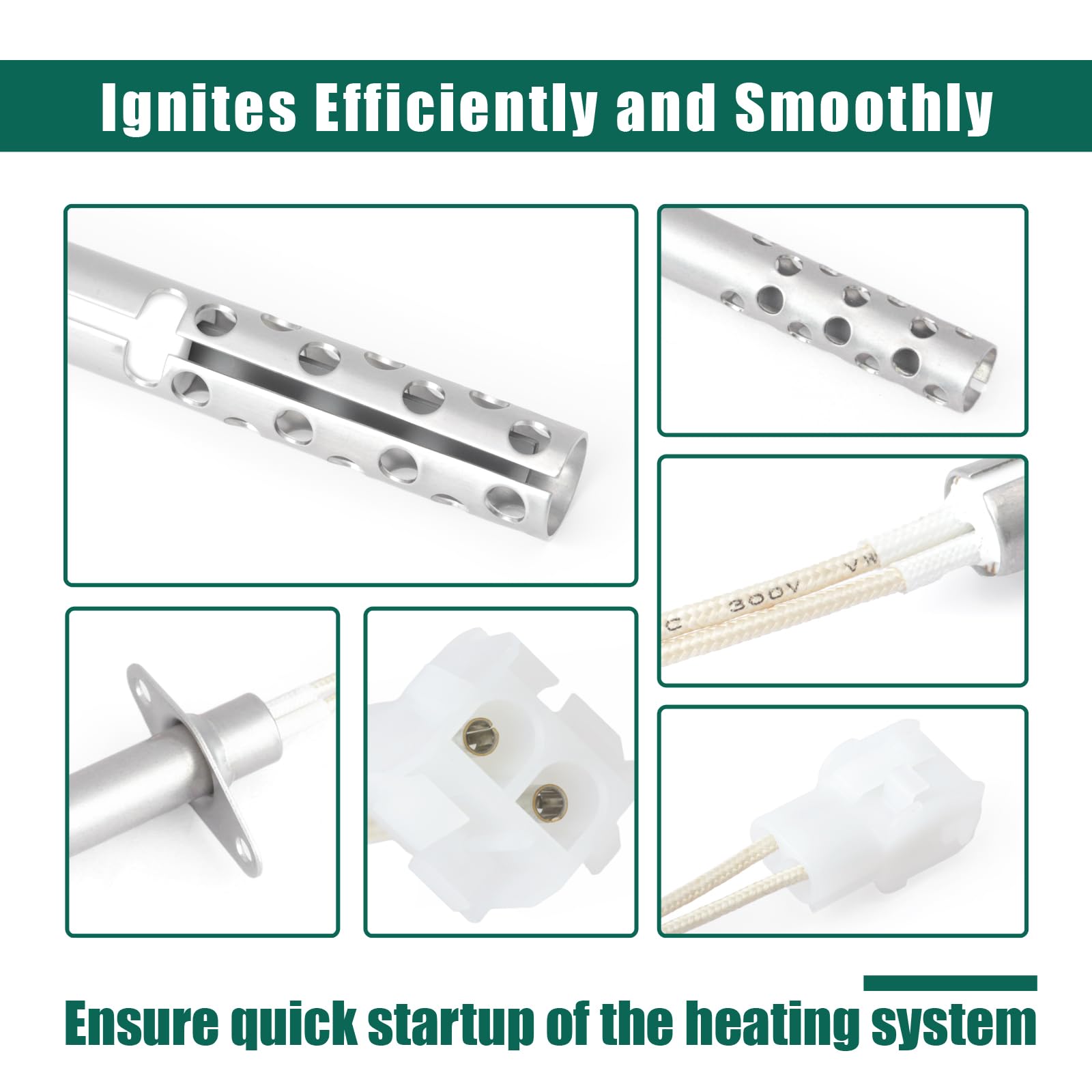 YUXIVCNE 120V plug-and-play igniter simplifies installation and setup.