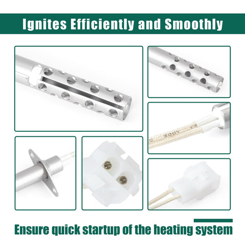 YUXIVCNE 120V plug-and-play igniter simplifies installation and setup.