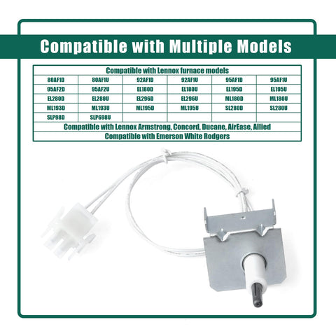 YUXIVCNE LB-112237B ignitor close-up showing model compatibility