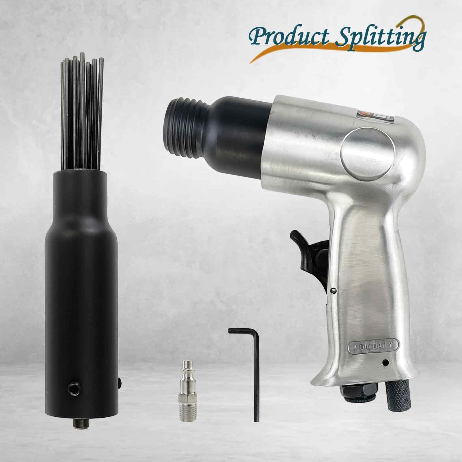 Durable aluminum housing and hardened needles offer lightweight reliability during use.