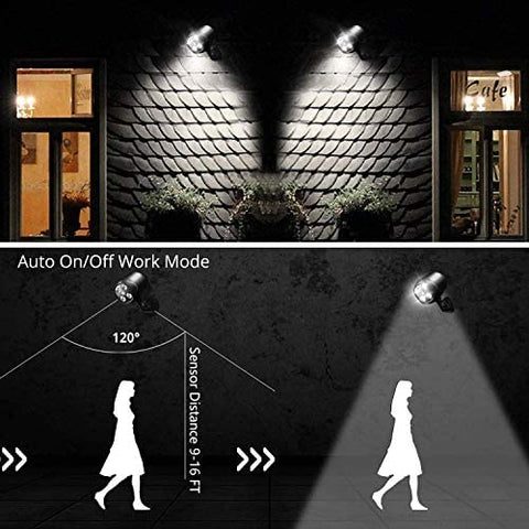 Yuyotrre easy installation outdoor light without wires for quick setup