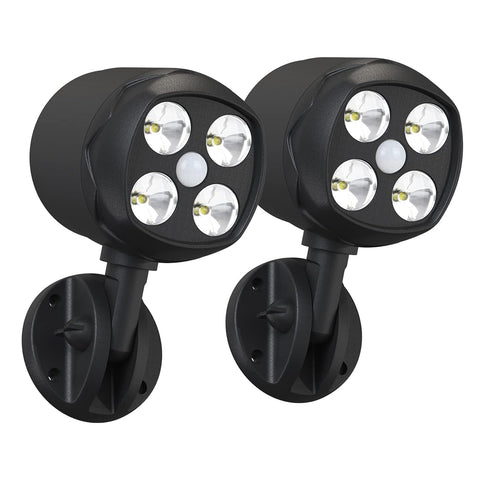Yuyotrre motion sensor outdoor light front view with bright 600lm output for security