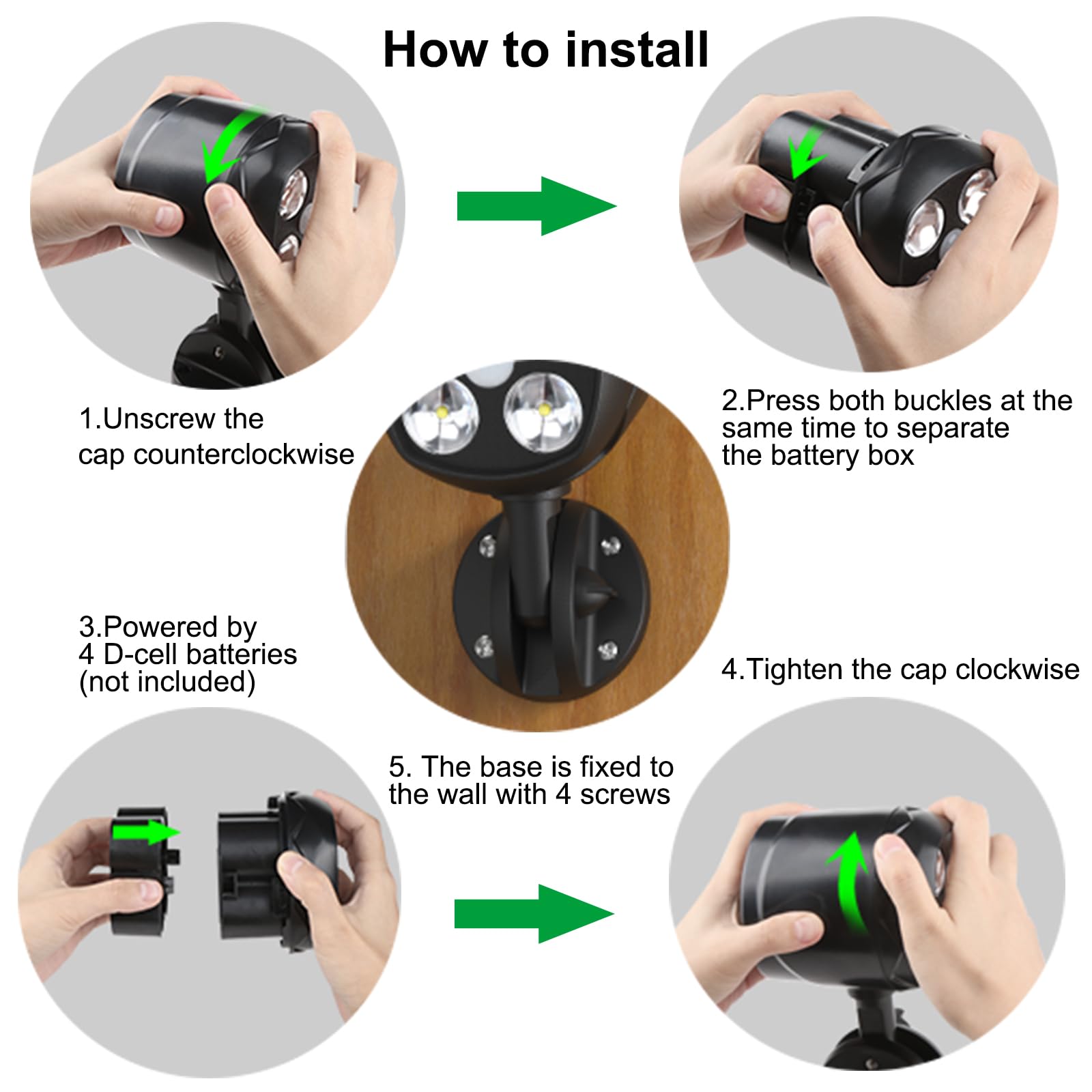 Yuyotrre night illumination for yard and stairs using motion sensing