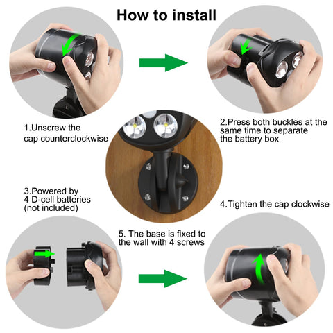 Yuyotrre night illumination for yard and stairs using motion sensing