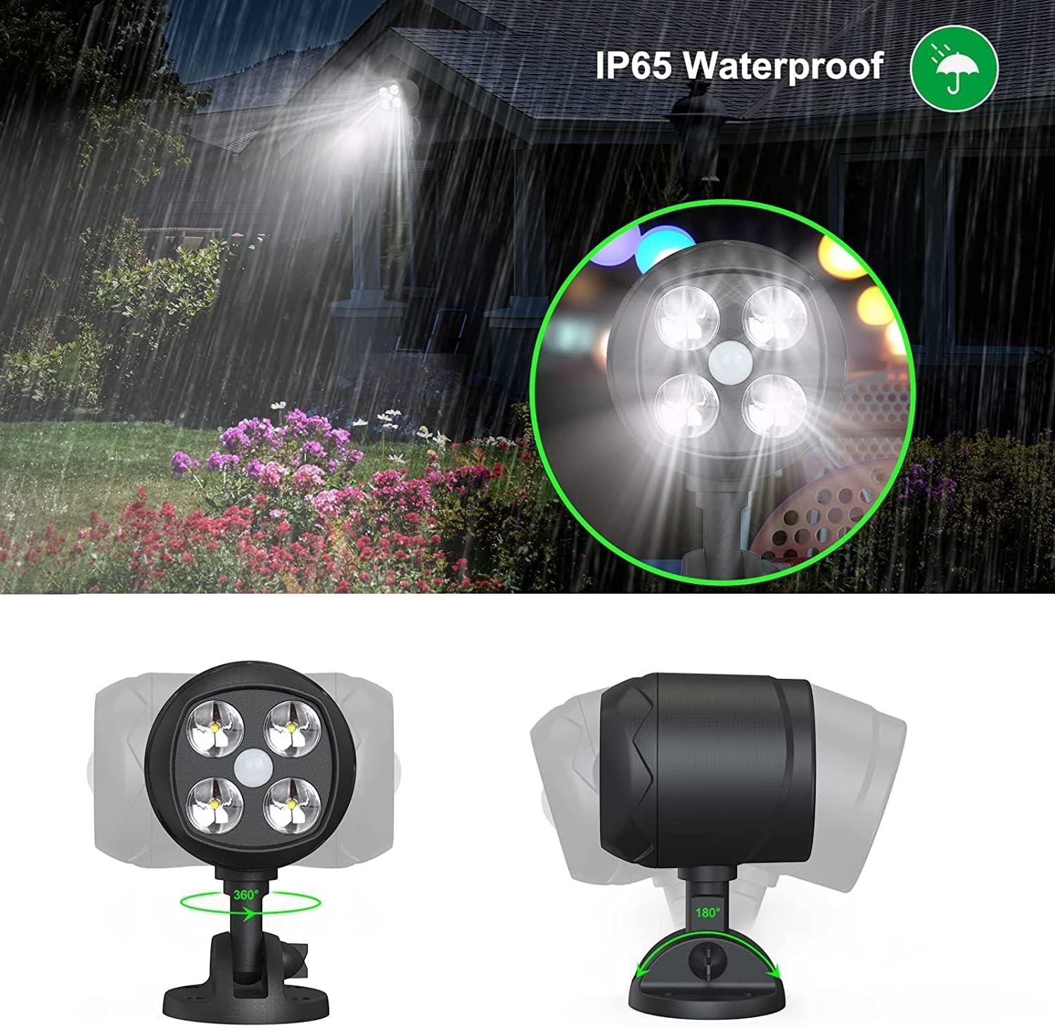 Yuyotrre intelligent PIR sensor activates on motion in the dark