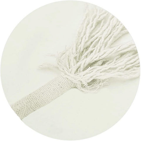 YUZENET cotton rope in a craft project, showcasing versatile application.