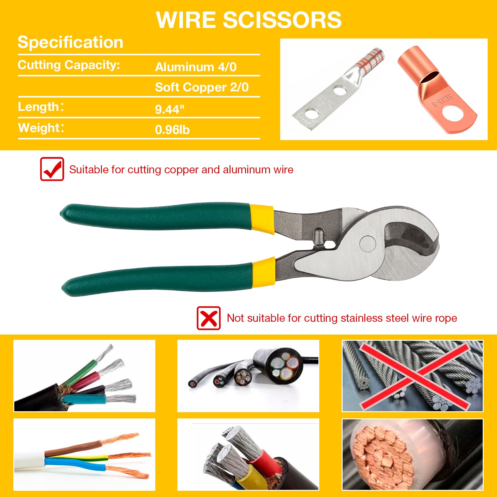 YUZES rotatable-crimp-head at 180 degrees enables precise placement.