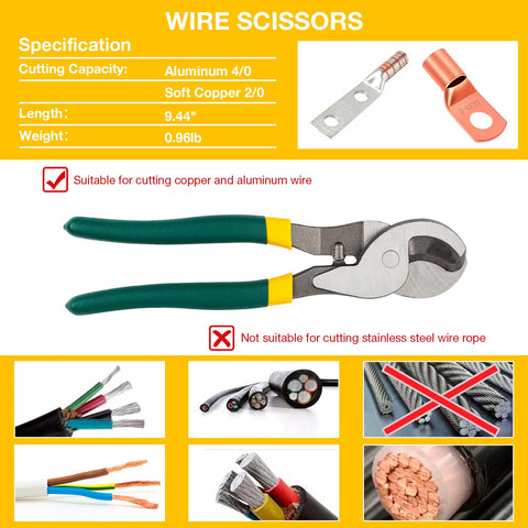 YUZES rotatable-crimp-head at 180 degrees enables precise placement.