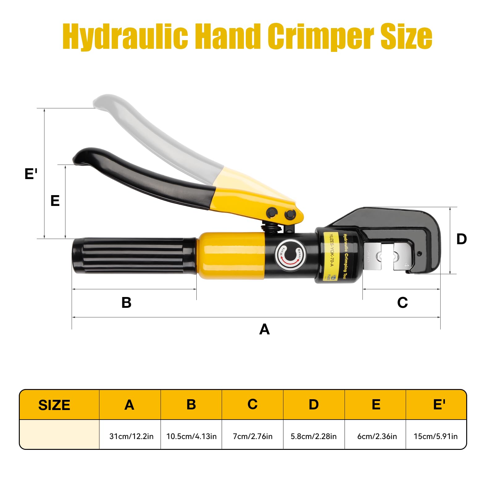 YUZES lifetime warranty badge for durable tools