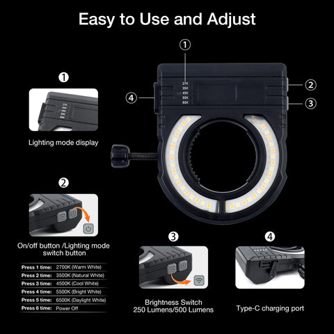 YUZES protective covers keep the light clean from paint.