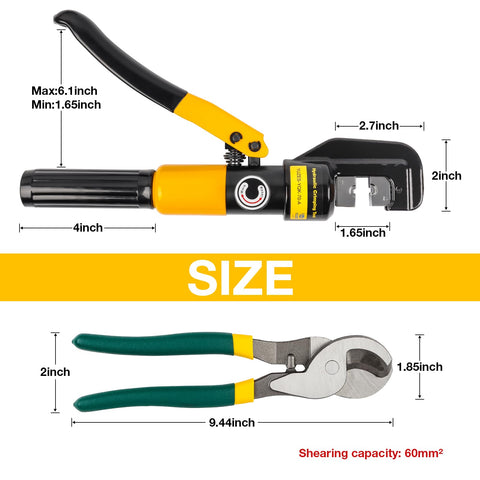 YUZES storage-box included keeps tools and dies organized.