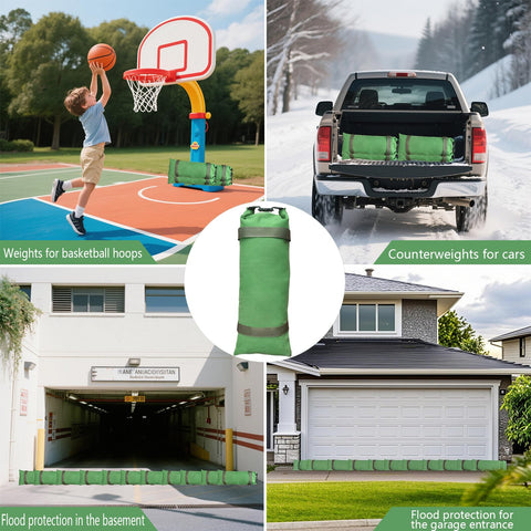 Ywkdnf sandbags thickened canvas material resists water leakage