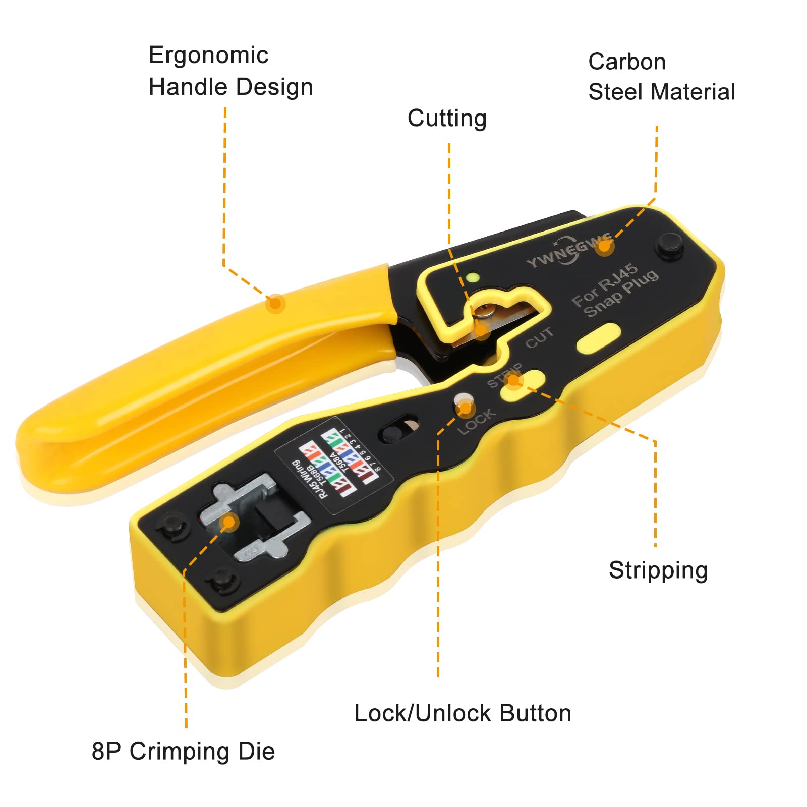 YWNEGWE Connector covers 20-pack protects and finishes cables neatly.