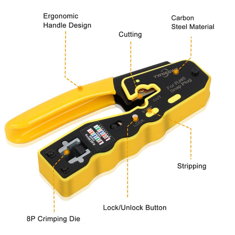 YWNEGWE Connector covers 20-pack protects and finishes cables neatly.