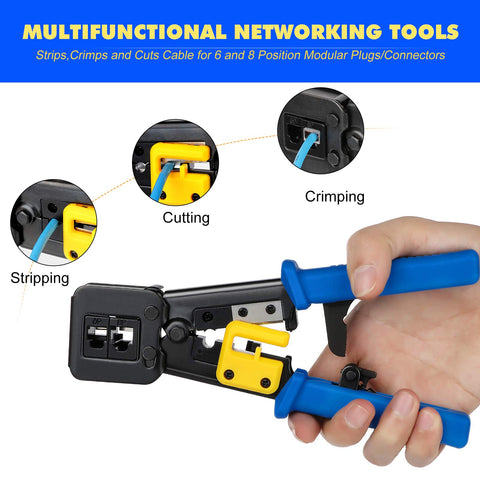YWNEGWE crimp tool covers protect connectors during installation.