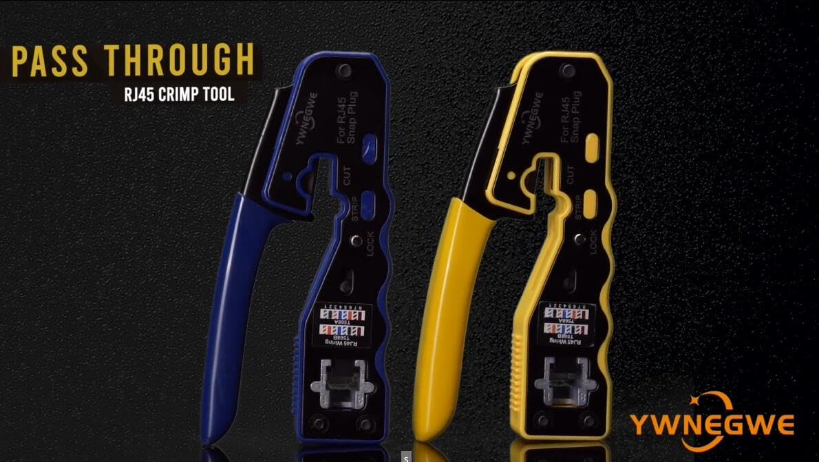 YWNEGWE Heavy-duty steel crimp tool stands up to tough jobs.