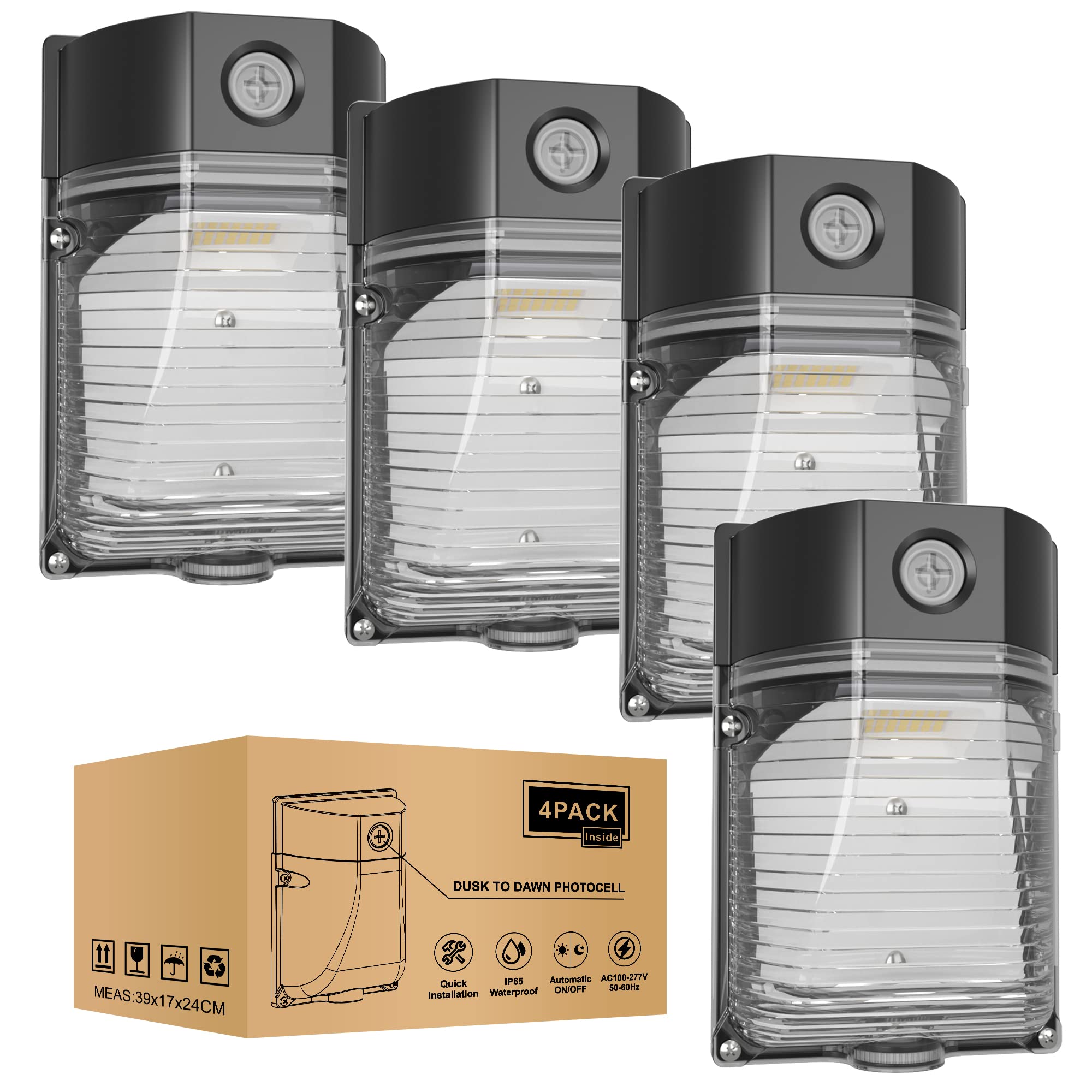 YXL 4PACK front view with 3600lm brightness for perimeter security.
