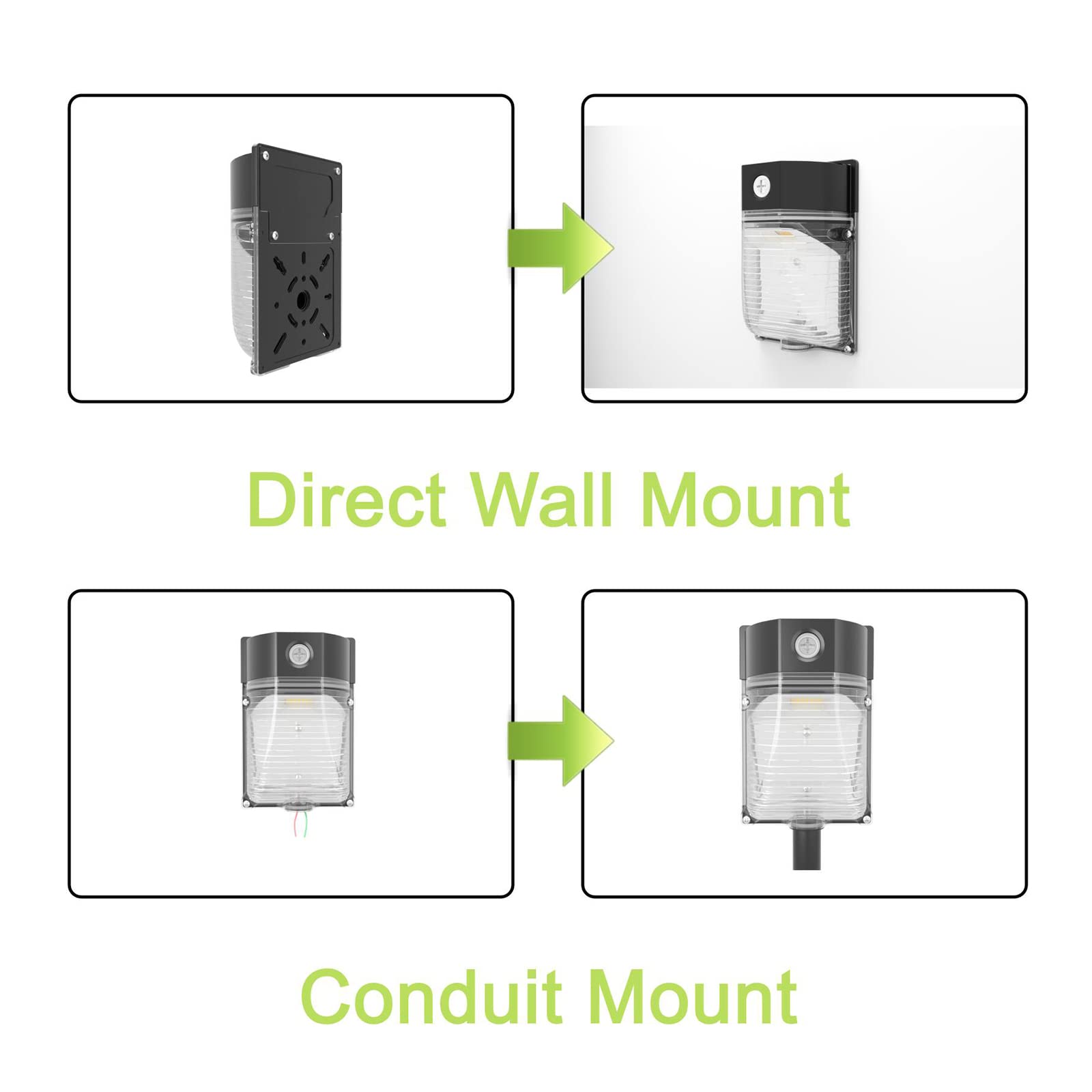 YXL ETL-listed wall pack ensures safe operation and reliability.